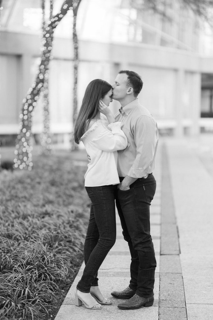 Rachel & Tyler Engagement Session at the Meyerson Symphony Center Winspear Opera House Dallas Arts District | DFW Wedding and Engagement Session Photographer | Sami Kathryn Photography-