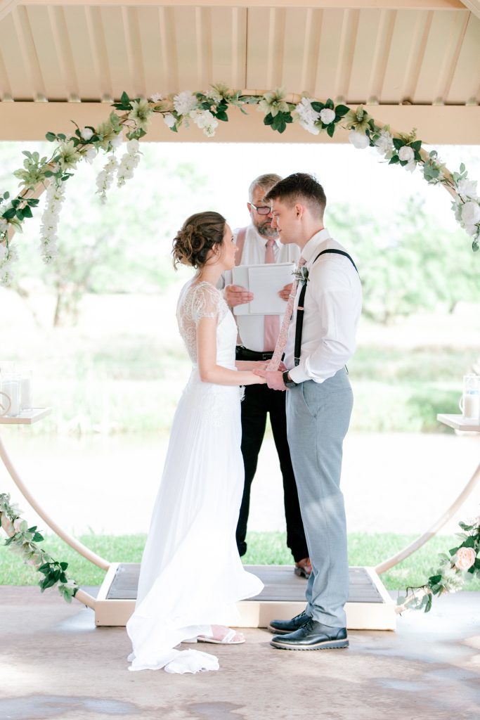 Bailey & Ethan's Backyard Wedding | Intimate Family Wedding in Texas | Sami Kathryn Photography | Dallas DFW Wedding Photographer