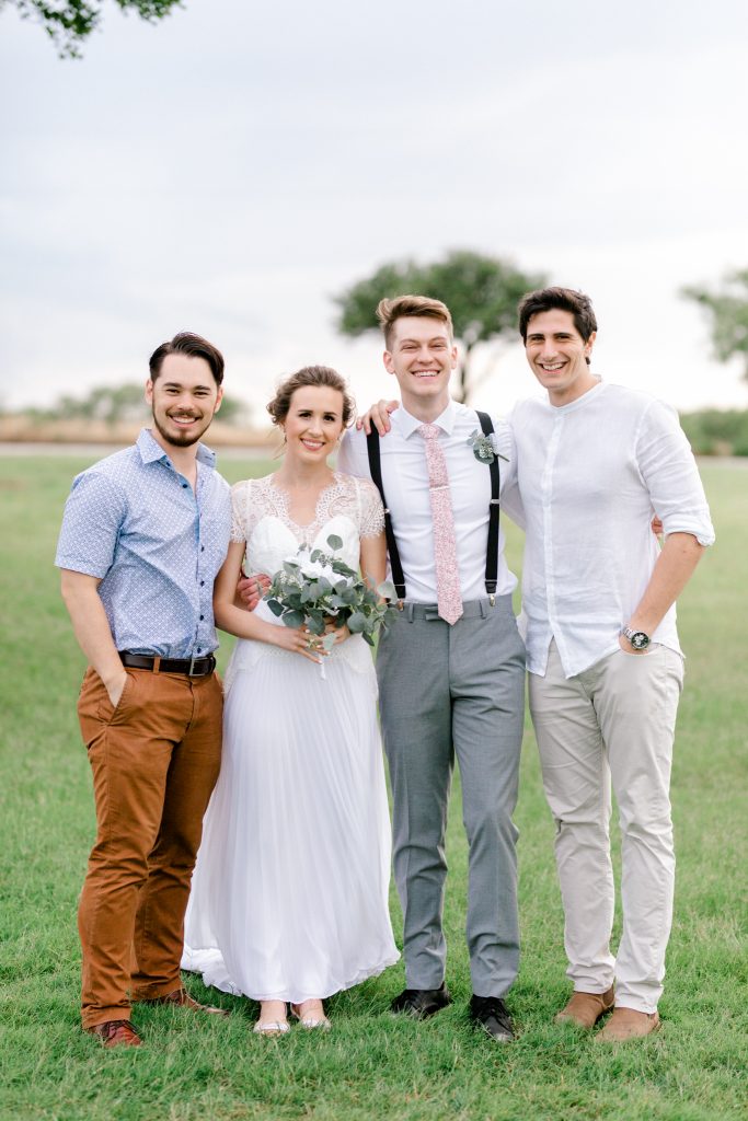 Bailey & Ethan's Backyard Wedding | Intimate Family Wedding in Texas | Sami Kathryn Photography | Dallas DFW Wedding Photographer