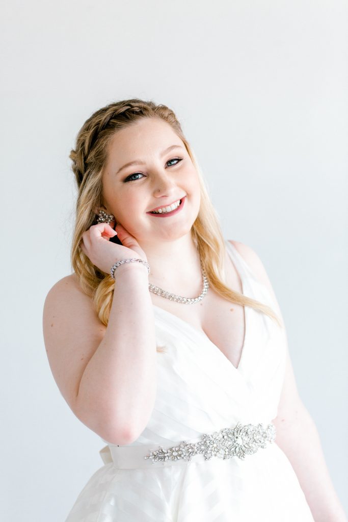 Maci Bridal Portraits at the Lumen Room | Hayley Paige Decklyn Wedding Gown | Dallas Texas | DFW Wedding Photographer | Sami Kathryn Photography