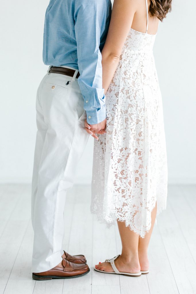 Anna & Brandon's Engagement Session at the Lumen Room White Room Dallas | Sami Kathryn Photography | Dallas Wedding Photographer