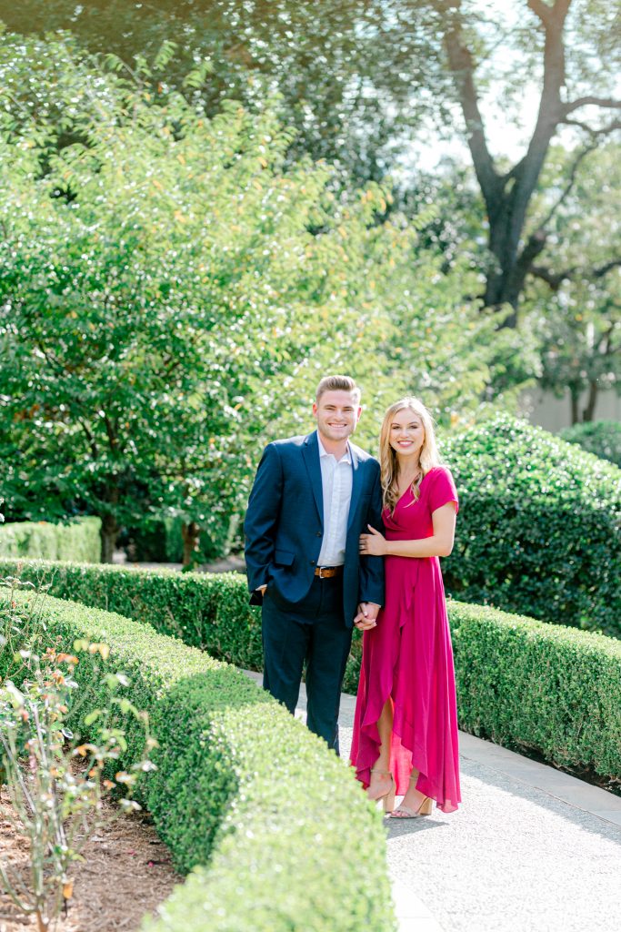 Halle & Tyler Engagement Session at the Dallas Arboretum | Sami Kathryn Photography | DFW Wedding Photographer