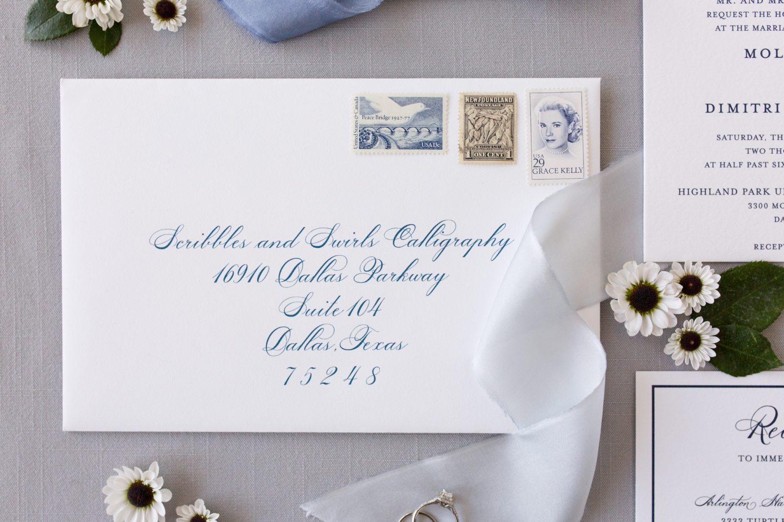 Scribbles & Swirls Stationery & Calligraphy | Dallas Wedding Photographer | Sami Kathryn Photography-26