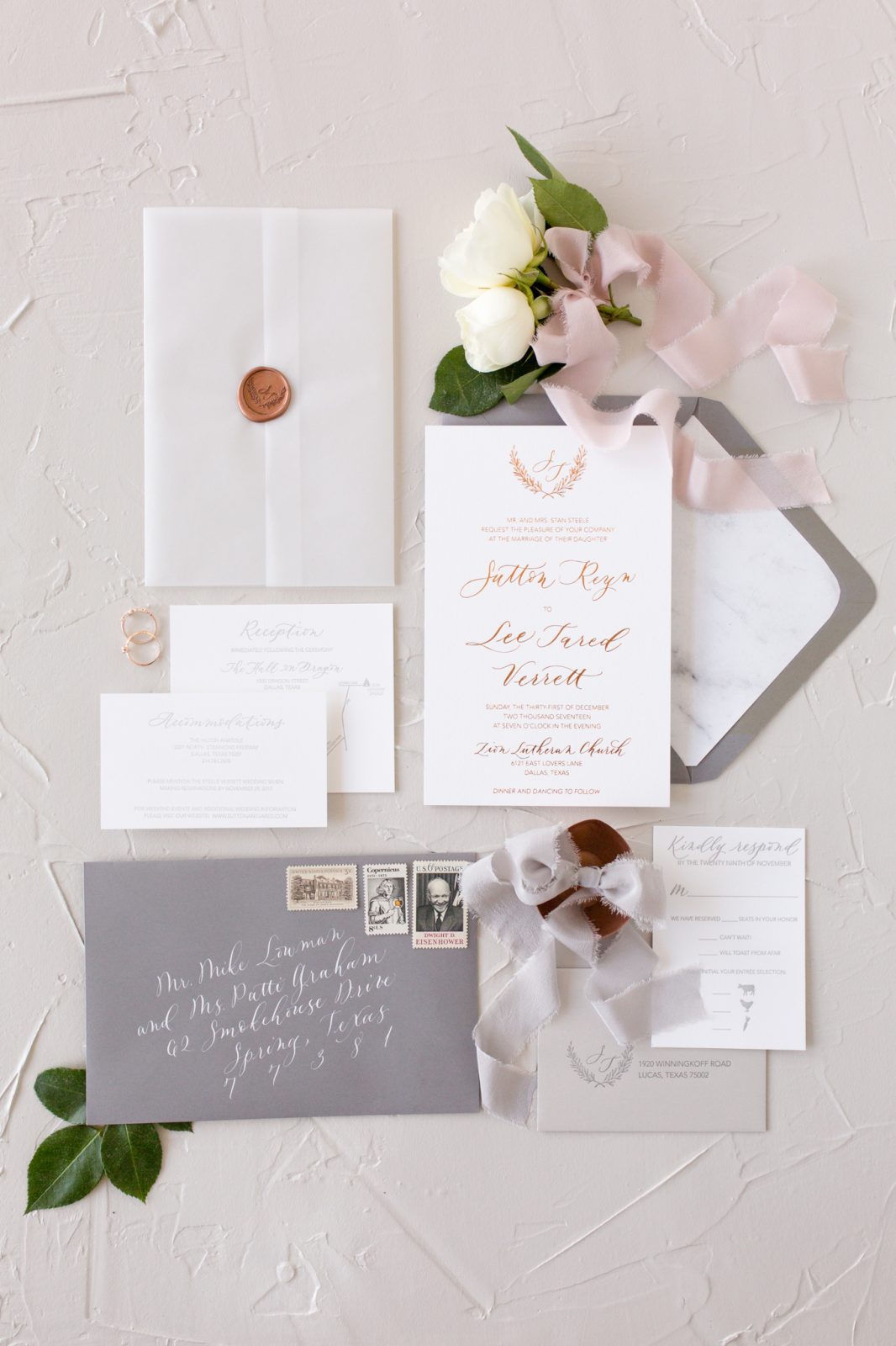 Scribbles & Swirls Stationery & Calligraphy | Dallas Wedding Photographer | Sami Kathryn Photography
