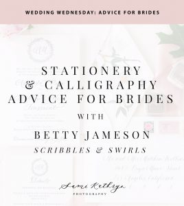 Advice for Brides | Stationery & Calligraphy | Dallas Wedding Photographer | Sami Kathryn Photography | Scribbles & Swirls