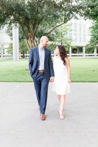 Sam & Nick | Downtown Dallas Engagement Session | Meyerson & Winspear | Sami Kathryn Photography | Dallas Wedding Photographer