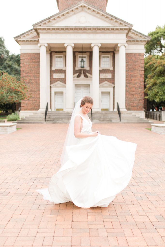 Hannah Bridal Portraits | Southern Methodist University | Perkins Chapel | Dallas Wedding Photographer