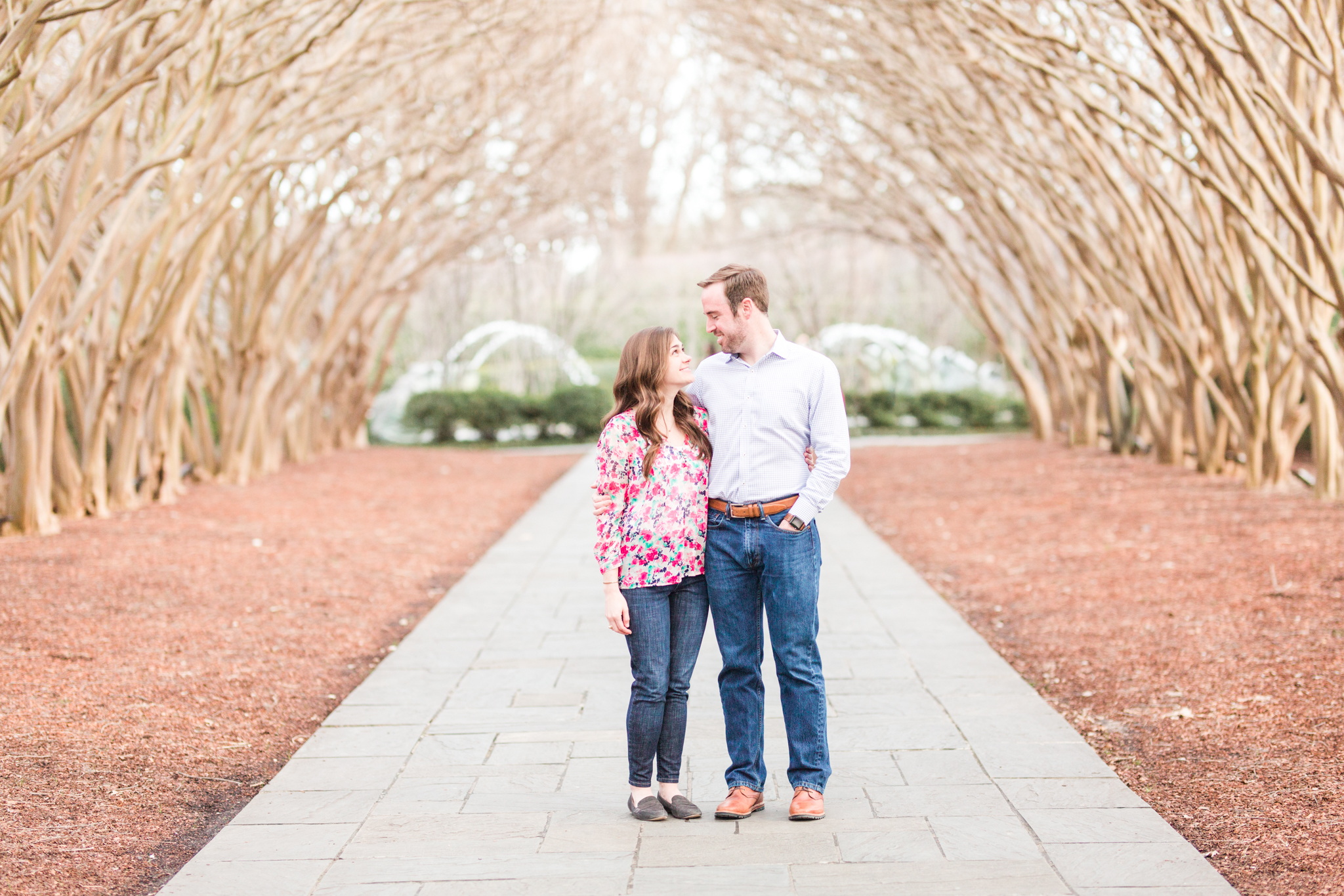 Ashley & Brian Engagement Photos | Dallas Arboretum | DFW Wedding Photographer