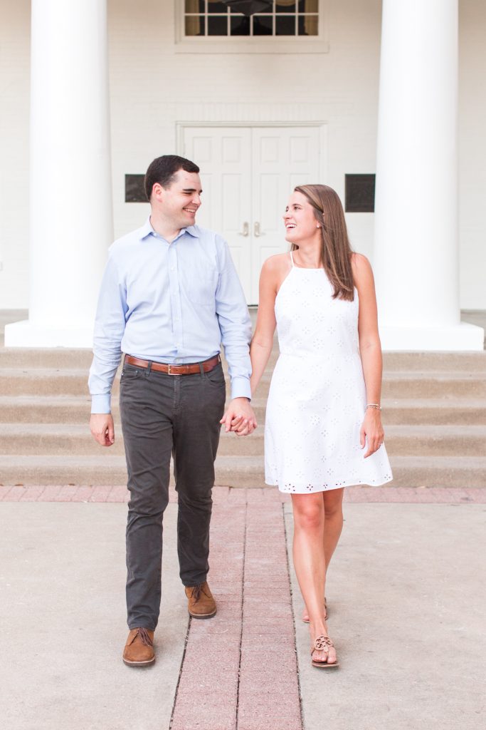 Claire & Richard Engagement Session at Arlington Hall | DFW Dallas Texas Wedding Photographer | Sami Kathryn Photography