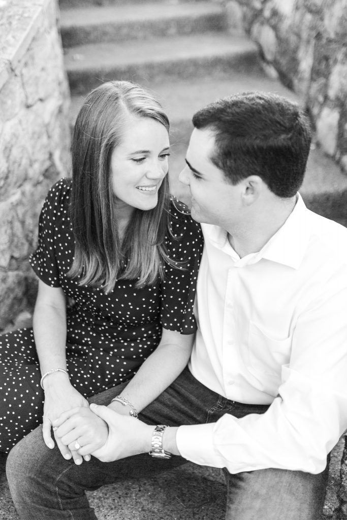 Claire & Richard Engagement Session at Arlington Hall | DFW Dallas Texas Wedding Photographer | Sami Kathryn Photography