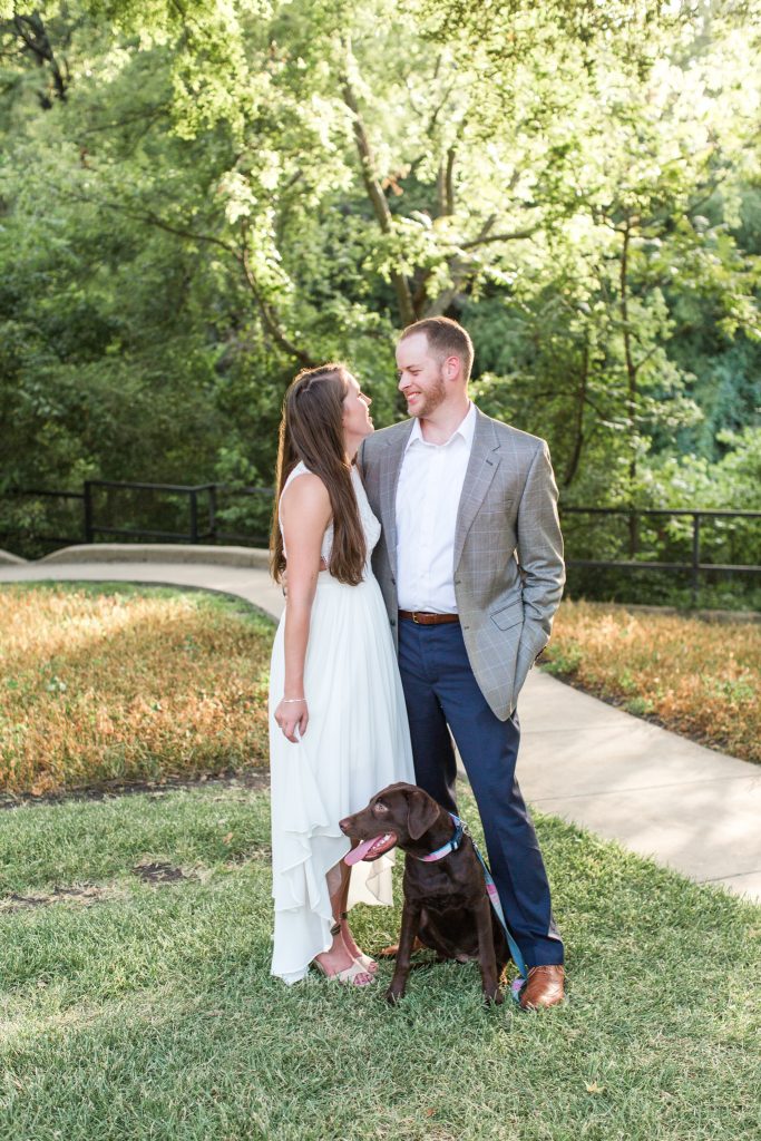 Paige & Matt Engagement Session | Lakeside Park | Dallas DFW Wedding Photographer | Sami Kathryn Photography