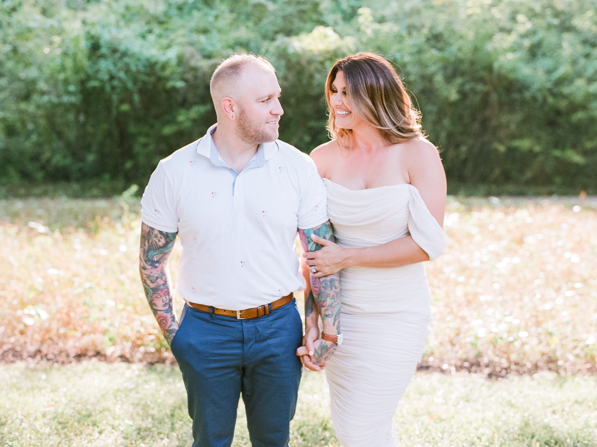 Fallon Taylor & Alex Engagement Session Photos | Lakeside Park Dallas Texas | Fine Art Film Photographer | Sami Kathryn Photography