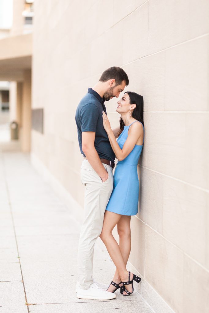 Zack & Hope Engagement Session in the Dallas Arts District Winspear Opera House & Meyerson Symphony Center | DFW Wedding & Portrait Photographer