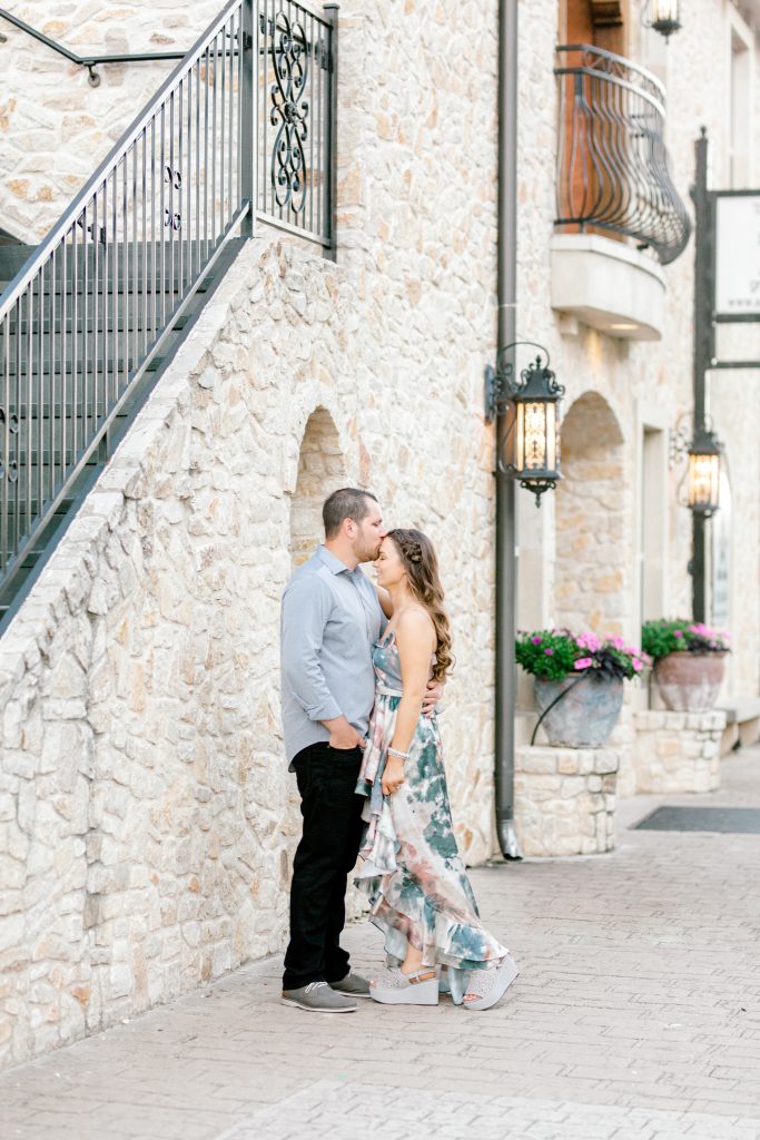 Allisen & Ryan Engagement Session at Adriatica Village in McKinney Texas | Dallas DFW Wedding Photographer | Sami Kathryn Photography