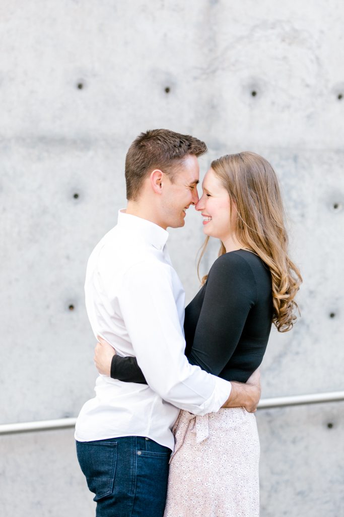 Rachel & Derric's Engagement Session at the Dallas Arts District Winspear Opera House and Meyerson Symphony Center Downtown Dallas | DFW Wedding Photographer | Sami Kathryn Photography