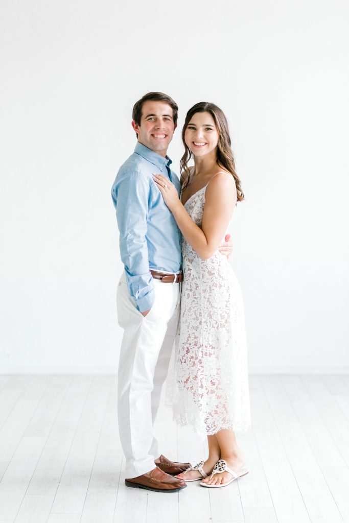 Anna & Brandon's Engagement Session at the Lumen Room White Room Dallas | Sami Kathryn Photography | Dallas Wedding Photographer