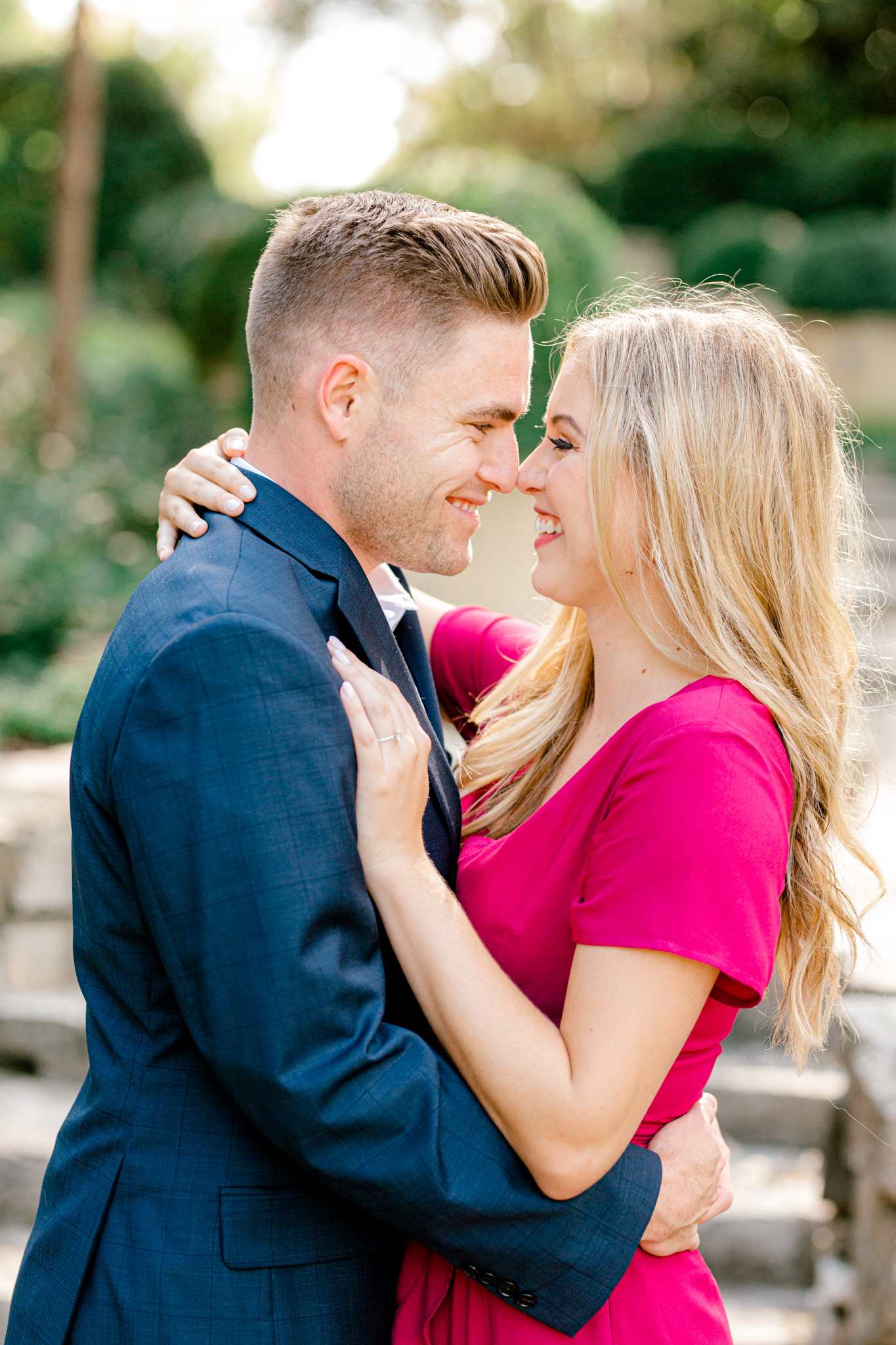 Halle & Tyler Engagement Session at the Dallas Arboretum | Sami Kathryn Photography | DFW Wedding Photographer