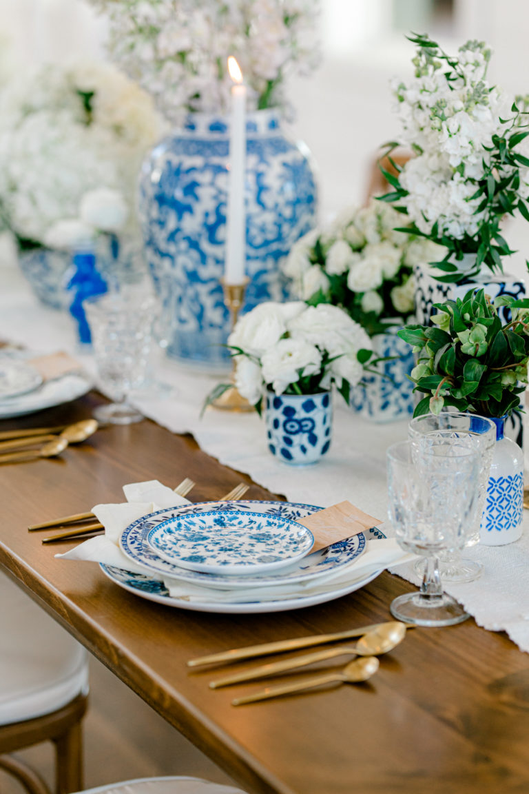 Blue & White French Farmhouse Wedding Editorial | Dallas Wedding ...